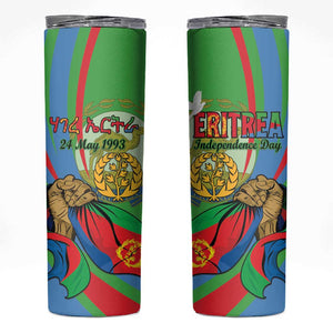 Happy Eritrea Independence Day Skinny Tumbler 34th Anniversary