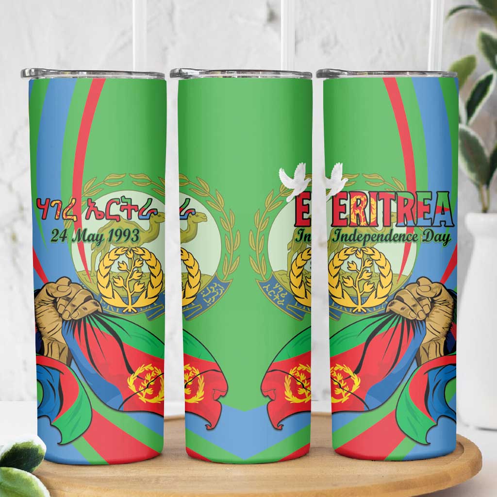 Happy Eritrea Independence Day Skinny Tumbler 34th Anniversary