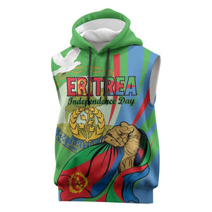Happy Eritrea Independence Day Sleeveless Hoodie 34th Anniversary - African Pride