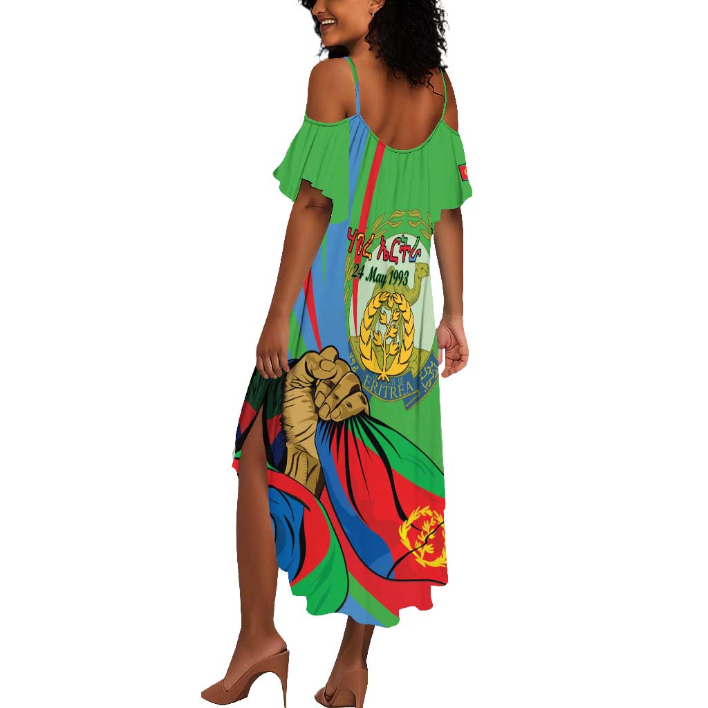 Happy Eritrea Independence Day Summer Maxi Dress 34th Anniversary