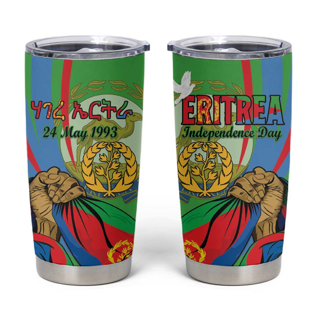 Happy Eritrea Independence Day Tumbler Cup 34th Anniversary