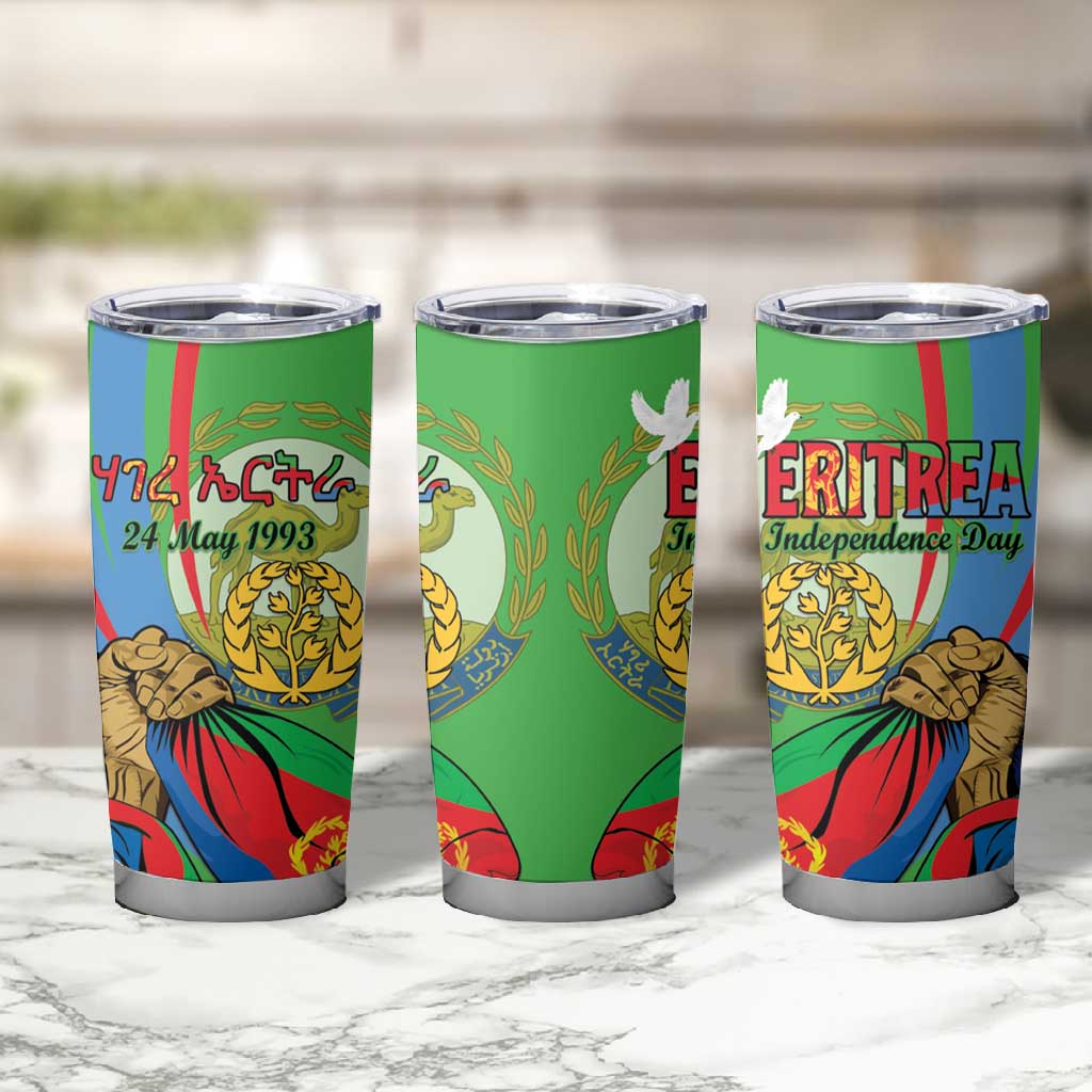Happy Eritrea Independence Day Tumbler Cup 34th Anniversary