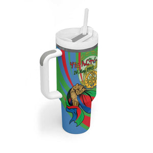 Happy Eritrea Independence Day Tumbler With Handle 34th Anniversary