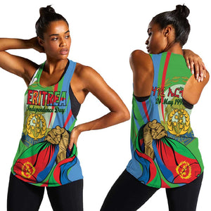 Happy Eritrea Independence Day Women Racerback Tank 34th Anniversary
