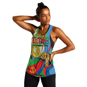 Happy Eritrea Independence Day Women Racerback Tank 34th Anniversary