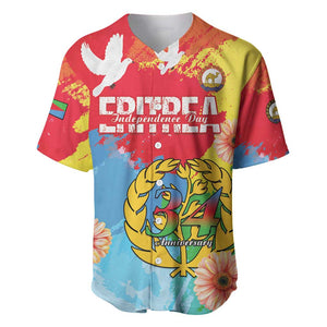 Personalised Eritrea Baseball Jersey Happy Independence Day