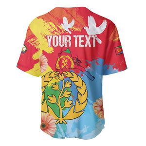 Personalised Eritrea Baseball Jersey Happy Independence Day