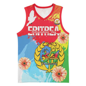 Personalised Eritrea Basketball Jersey Happy Independence Day - African Pride