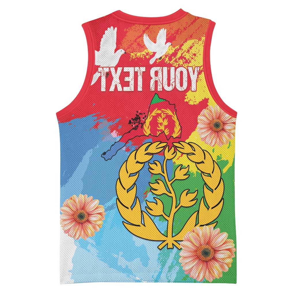 Personalised Eritrea Basketball Jersey Happy Independence Day - African Pride