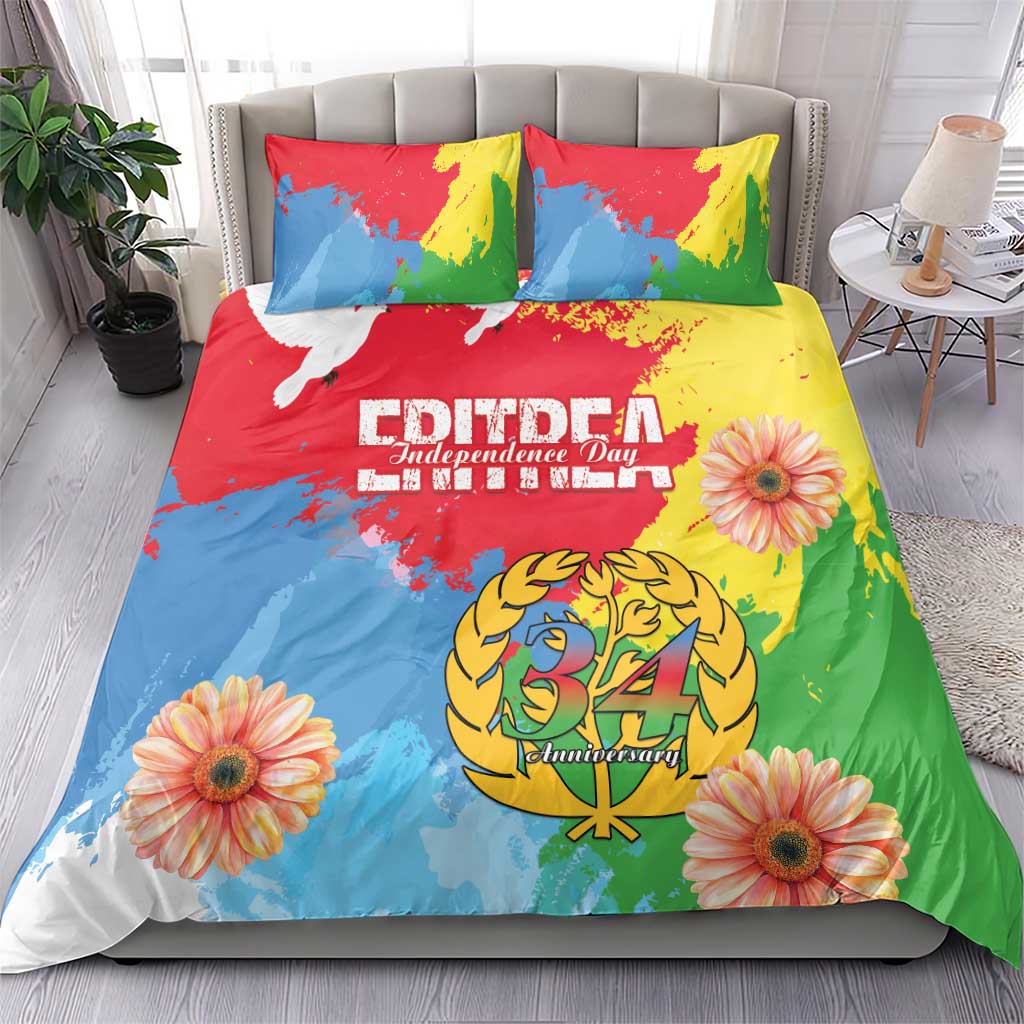 Eritrea Bedding Set Happy Independence Day