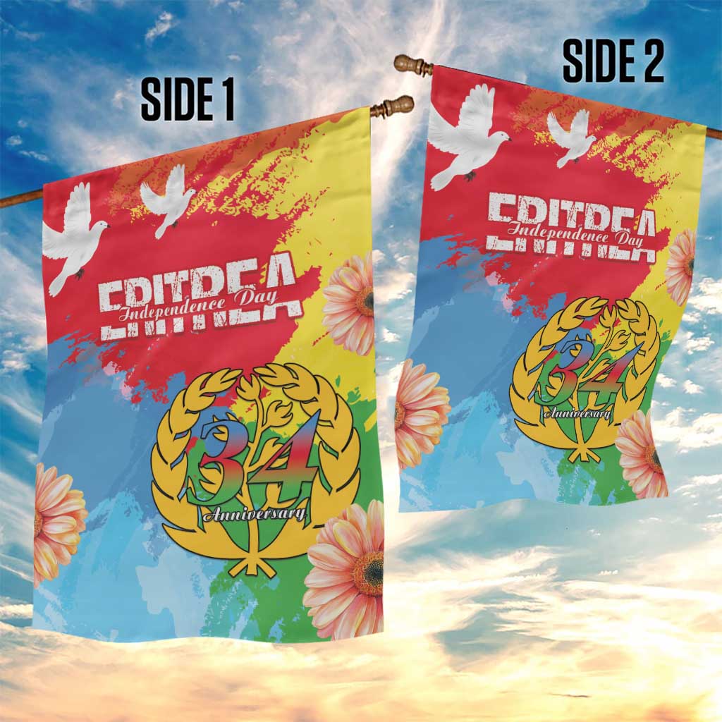 Eritrea Garden Flag Happy Independence Day