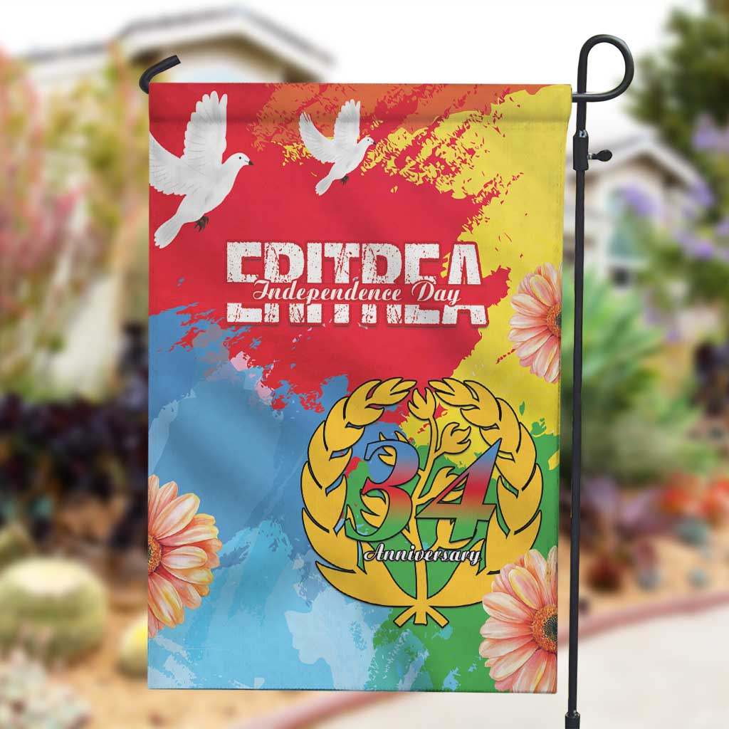 Eritrea Garden Flag Happy Independence Day