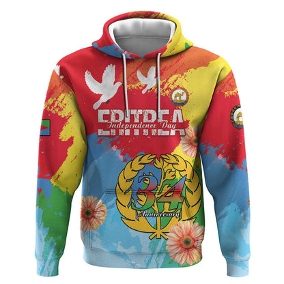 Personalised Eritrea Hoodie Happy Independence Day