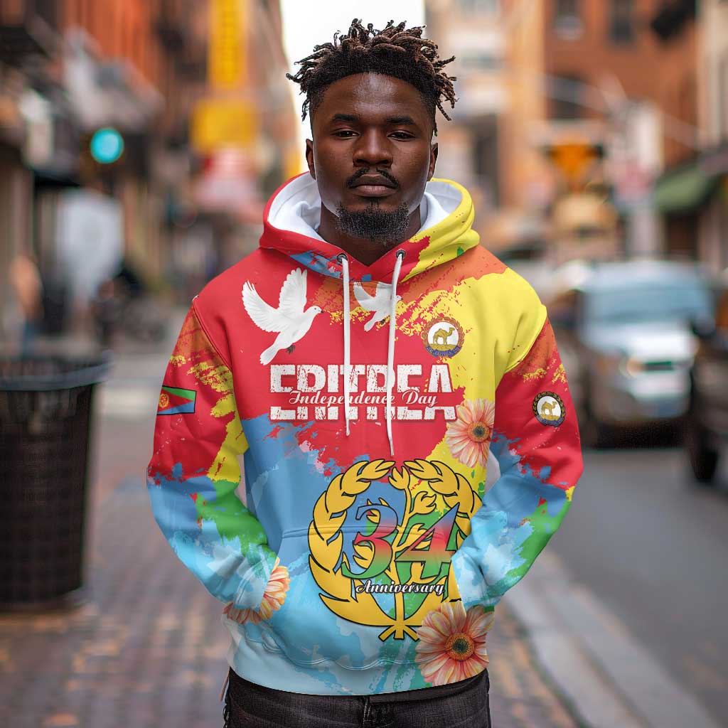 Personalised Eritrea Hoodie Happy Independence Day