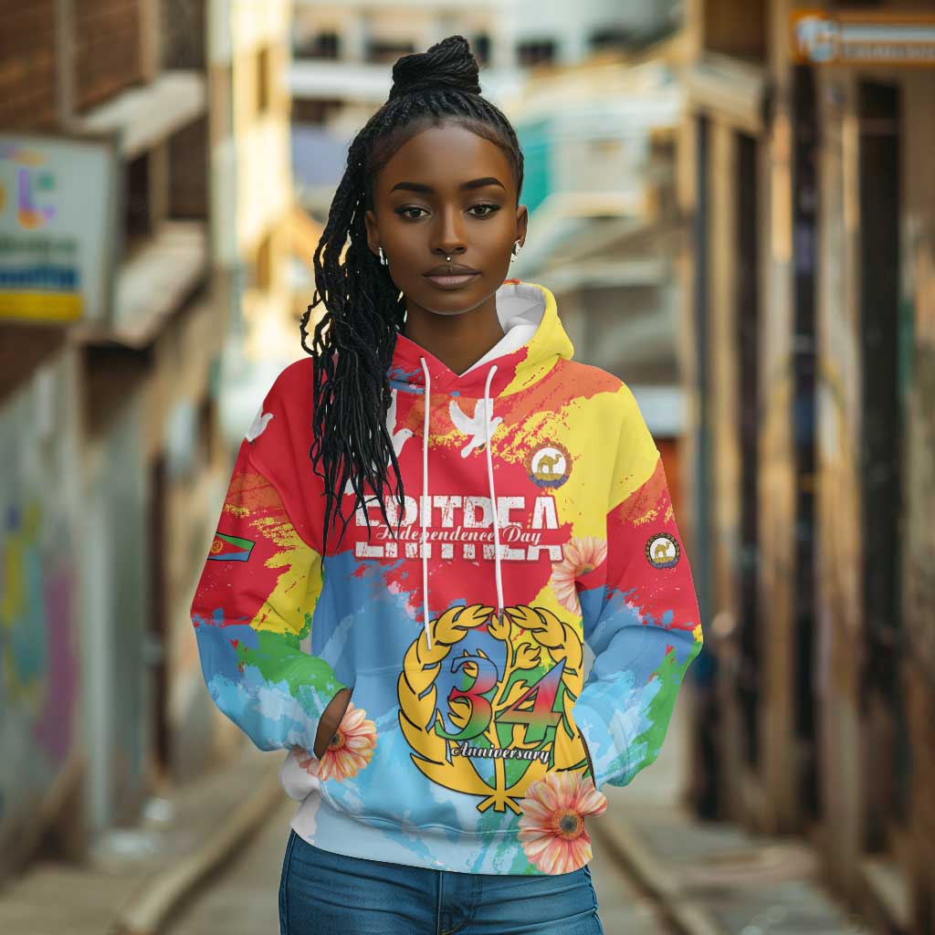 Personalised Eritrea Hoodie Happy Independence Day