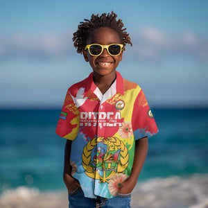Personalised Eritrea Kid Hawaiian Shirt Happy Independence Day
