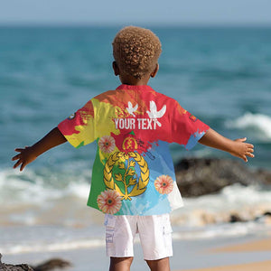 Personalised Eritrea Kid Hawaiian Shirt Happy Independence Day