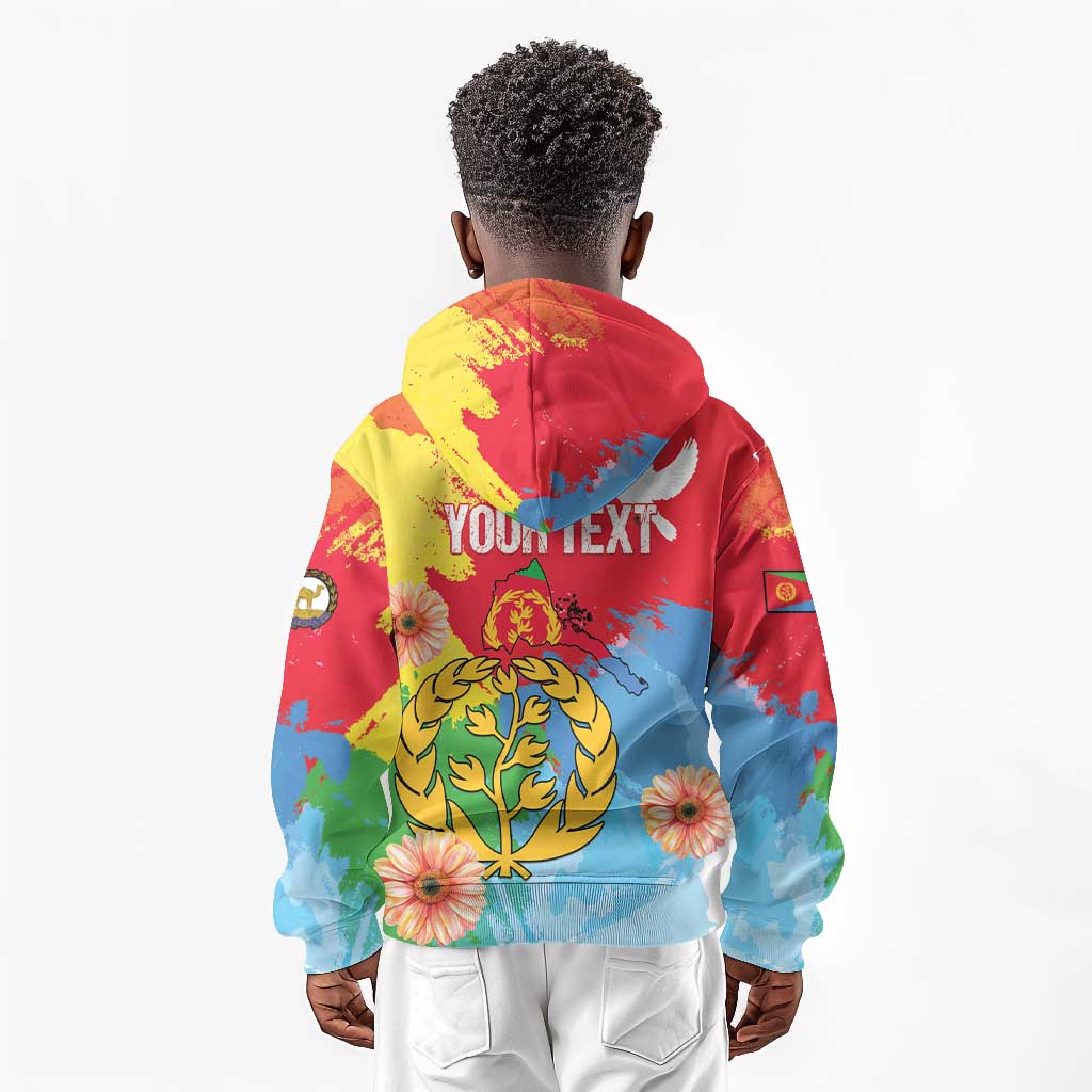 Personalised Eritrea Kid Hoodie Happy Independence Day