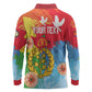 Personalised Eritrea Long Sleeve Polo Shirt Happy Independence Day