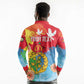 Personalised Eritrea Long Sleeve Polo Shirt Happy Independence Day