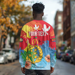 Personalised Eritrea Long Sleeve Shirt Happy Independence Day