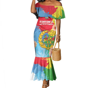 Personalised Eritrea Mermaid Dress Happy Independence Day
