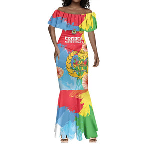 Personalised Eritrea Mermaid Dress Happy Independence Day