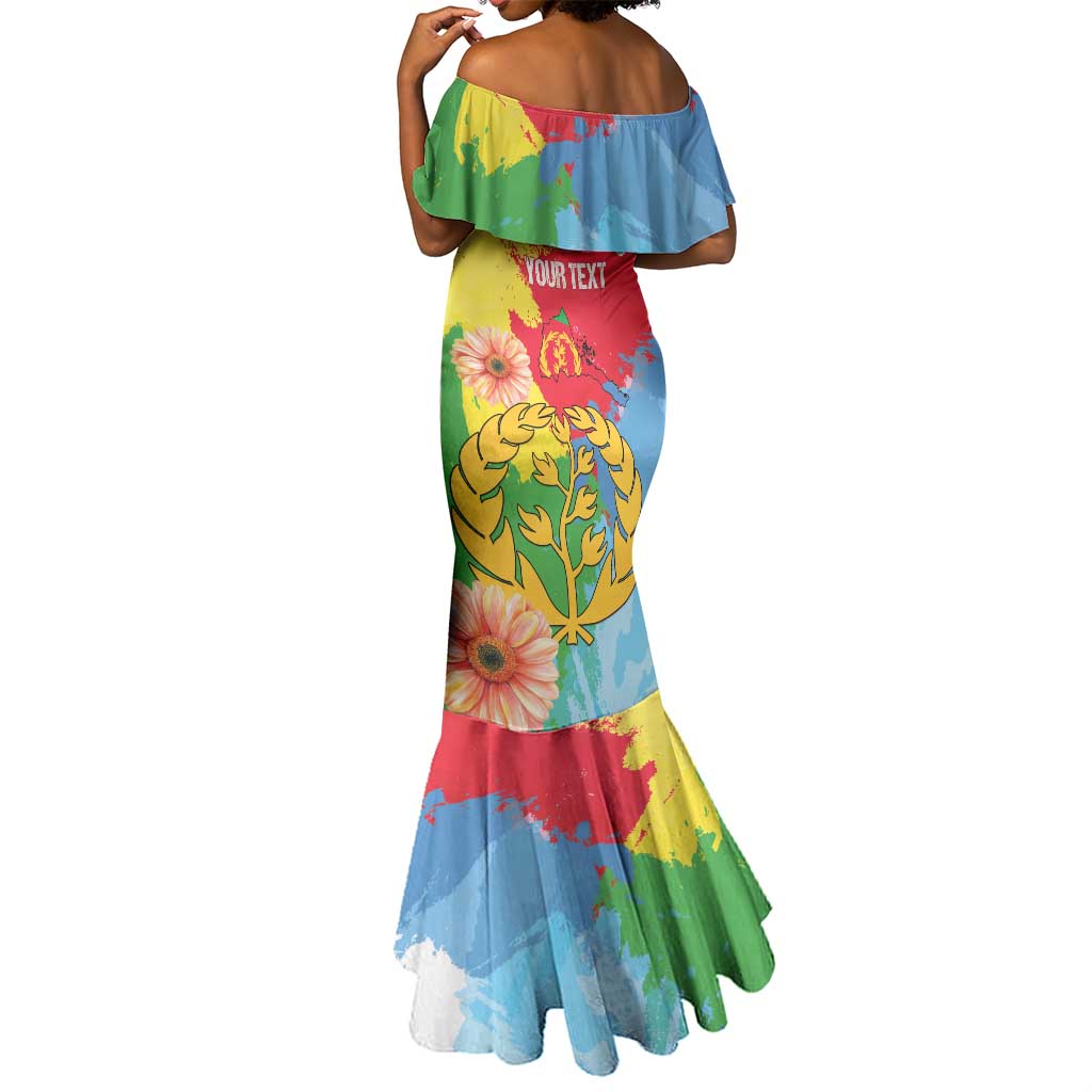 Personalised Eritrea Mermaid Dress Happy Independence Day