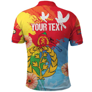 Personalised Eritrea Polo Shirt Happy Independence Day