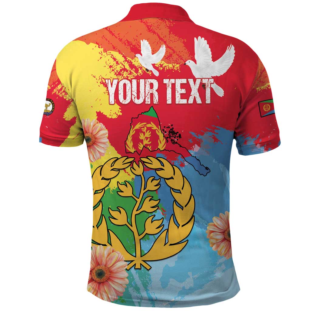 Personalised Eritrea Polo Shirt Happy Independence Day