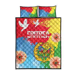 Eritrea Quilt Bed Set Happy Independence Day
