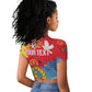Personalised Eritrea Raglan Cropped T shirt Happy Independence Day