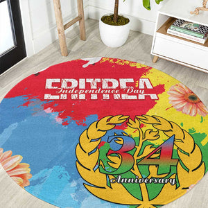 Eritrea Round Carpet Happy Independence Day
