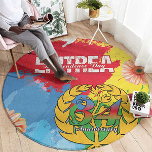 Eritrea Round Carpet Happy Independence Day