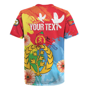 Personalised Eritrea Rugby Jersey Happy Independence Day