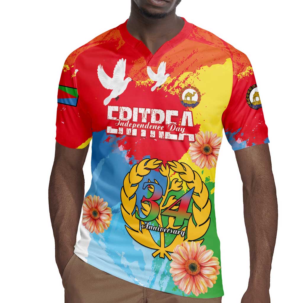 Personalised Eritrea Rugby Jersey Happy Independence Day