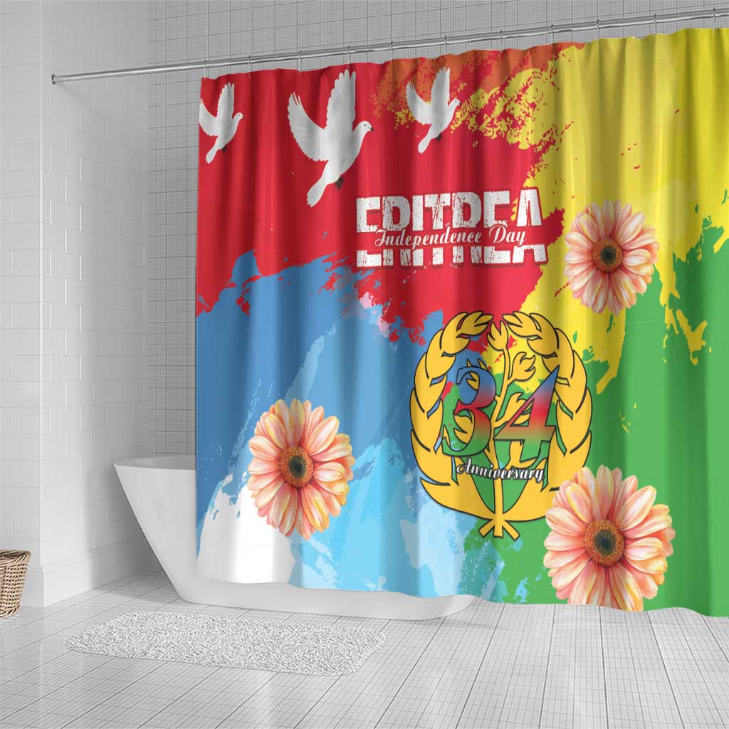 Eritrea Shower Curtain Happy Independence Day