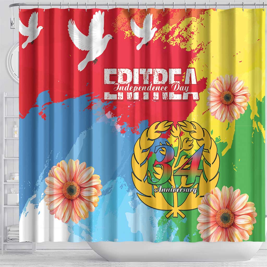 Eritrea Shower Curtain Happy Independence Day