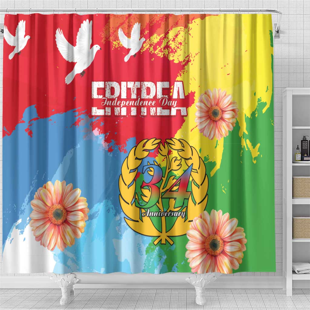 Eritrea Shower Curtain Happy Independence Day