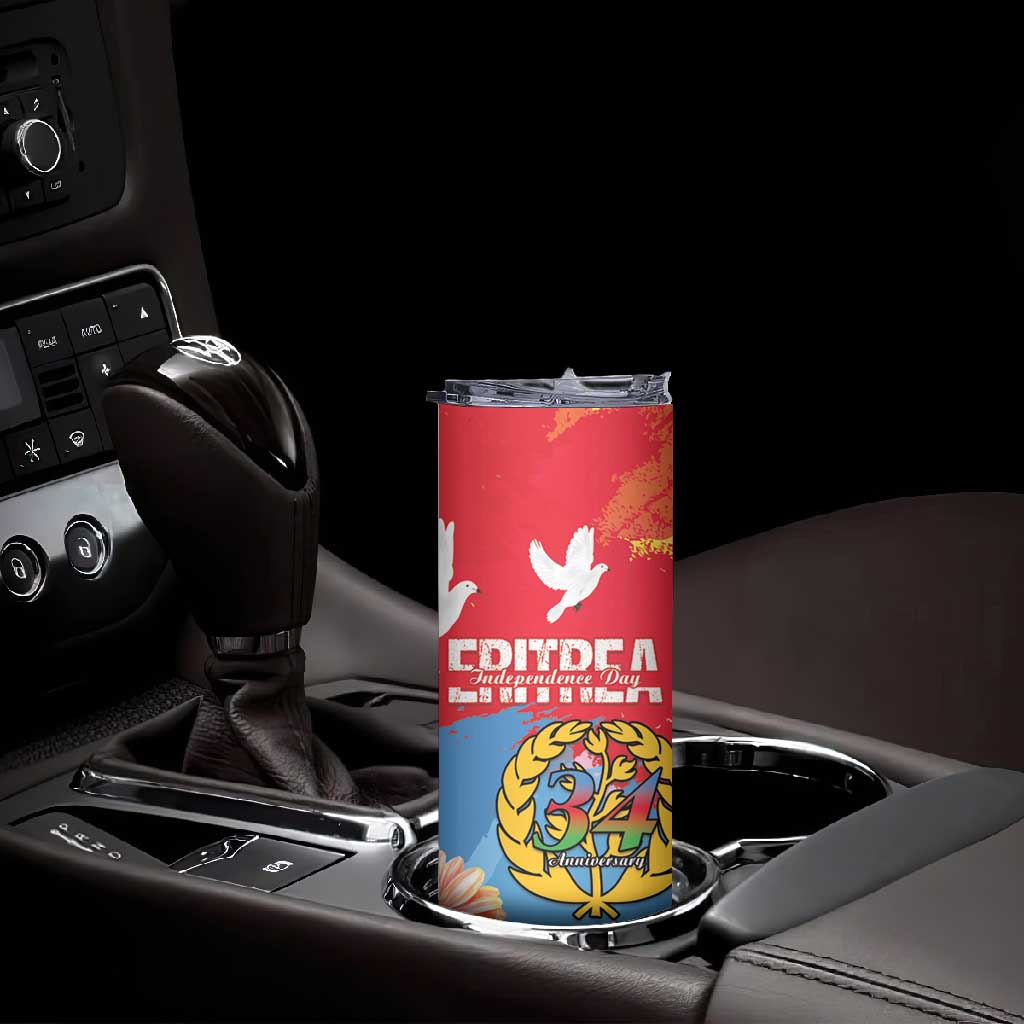 Personalised Eritrea Skinny Tumbler Happy Independence Day