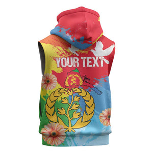 Personalised Eritrea Sleeveless Hoodie Happy Independence Day - African Pride