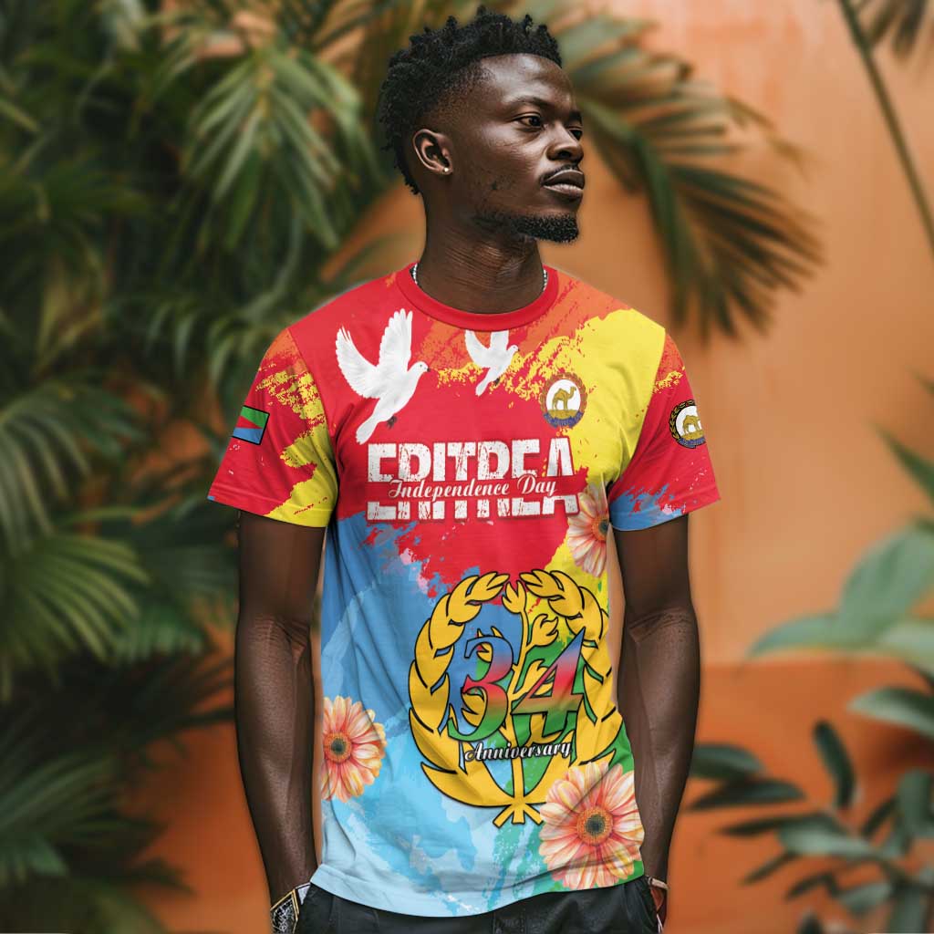 Personalised Eritrea T shirt Happy Independence Day