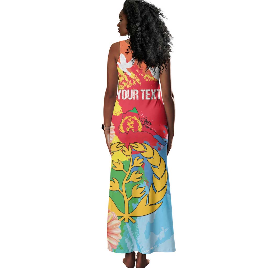 Personalised Eritrea Tank Maxi Dress Happy Independence Day