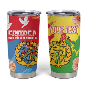 Personalised Eritrea Tumbler Cup Happy Independence Day