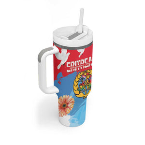 Personalised Eritrea Tumbler With Handle Happy Independence Day