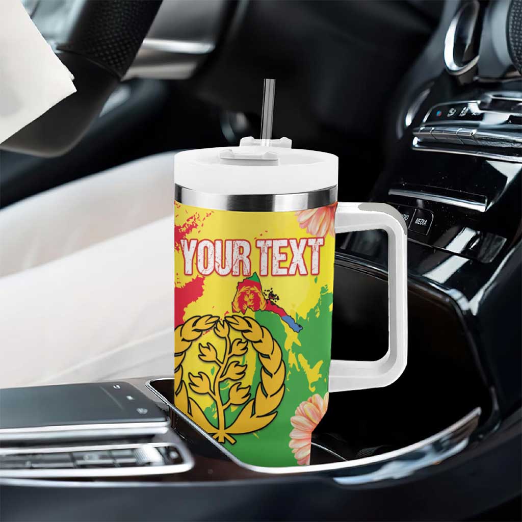 Personalised Eritrea Tumbler With Handle Happy Independence Day