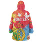 Personalised Eritrea Wearable Blanket Hoodie Happy Independence Day
