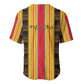 Eritrea Traditional Saho Mix Tilet Pattern Baseball Jersey