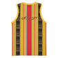 Eritrea Traditional Saho Mix Tilet Pattern Basketball Jersey - African Pride