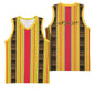 Eritrea Traditional Saho Mix Tilet Pattern Basketball Jersey - African Pride